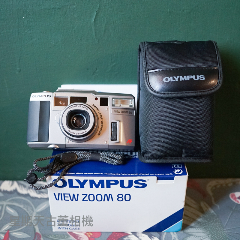 【星期天古董相機】庫存新品 Olympus VIEW ZOOM 80 底片傻瓜相機