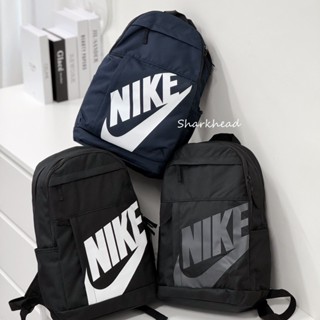 【Sharkhead】現貨 Nike Logo Backpack 後背包 雙肩背 黑白 深藍 DD0559-010 書包