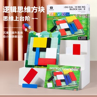 隔日到貨🌈352關卡邏輯思維方塊 兒童益智玩具 動腦智力遊戲 專注力訓練 學習區感統教具 趣味競賽道具 俄羅斯拼圖積木