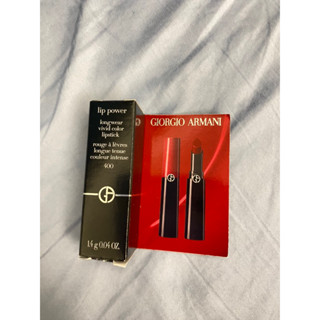 👄全新未拆未用正貨 GIORGIO ARMANI 奢華絲緞訂製唇膏（小紅帽唇膏）精巧版1.4g👄#400