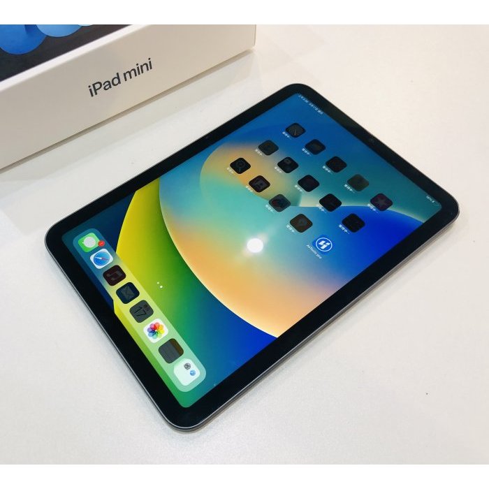 台中 有傷 iPad mini 6 64G WIFI 太空灰 灰色 平板電腦 8.3吋 86%