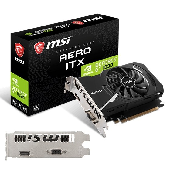 MSI 微星 GT 1030 AERO ITX 2GD4 OCV1 顯示卡 14.7CM 顯卡