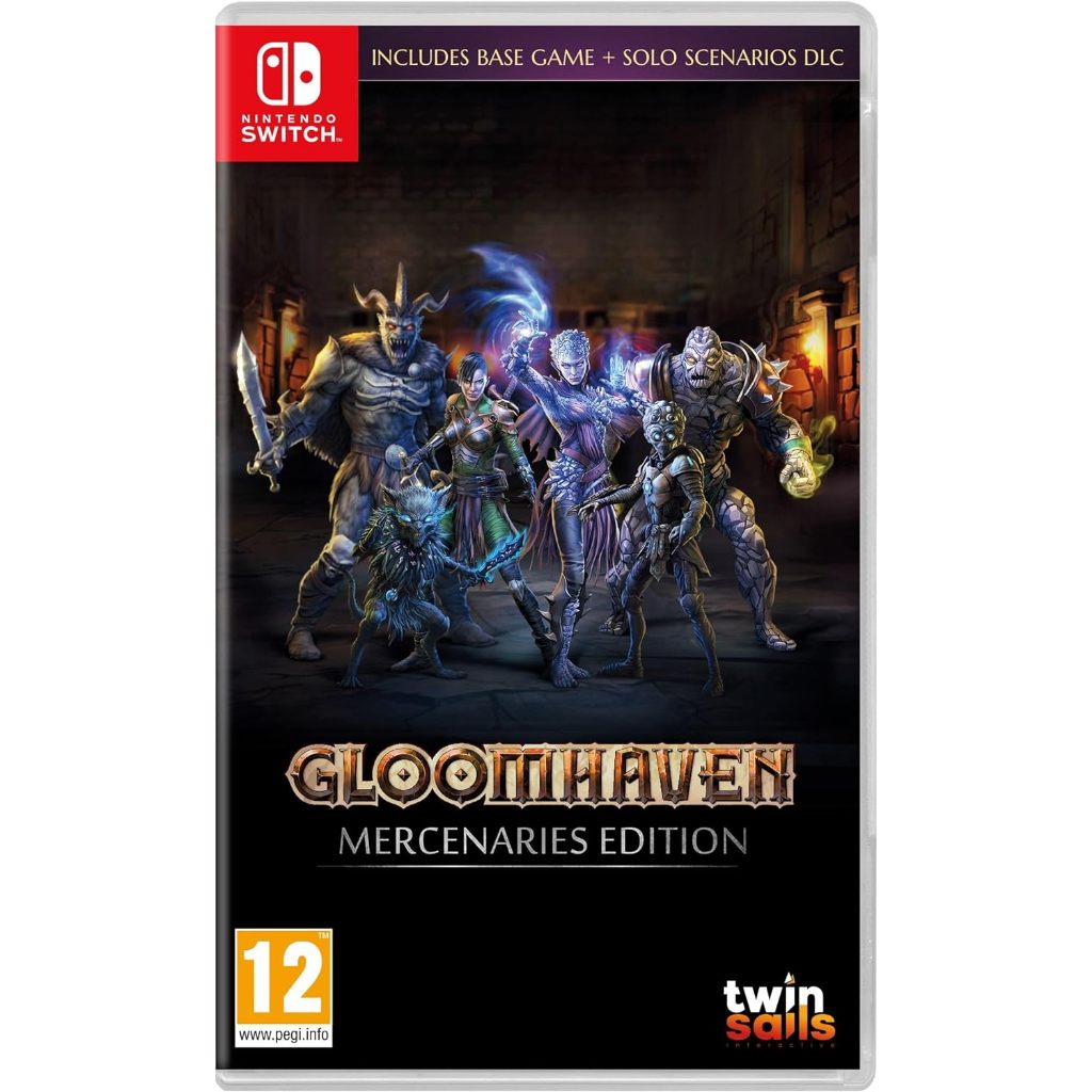 【艾達電玩】全新現貨 NS Switch 幽港迷城 黯悔港灣 Gloomhaven  英文版