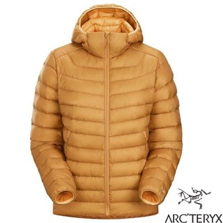 【ARCTERYX 始祖鳥】女 保暖防風防潑 連帽鵝絨外套 Cerium 羽絨外套 雪衣/隱士棕 X000005548