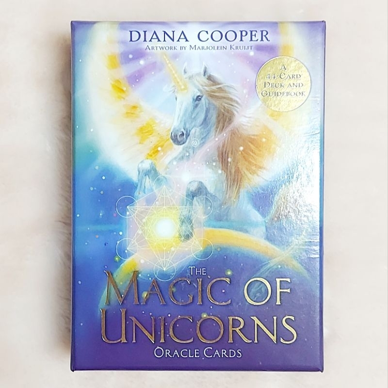 正版 神奇獨角獸神諭卡 英文 獨角獸 神諭卡 the magic of the unicorn Diana cooper