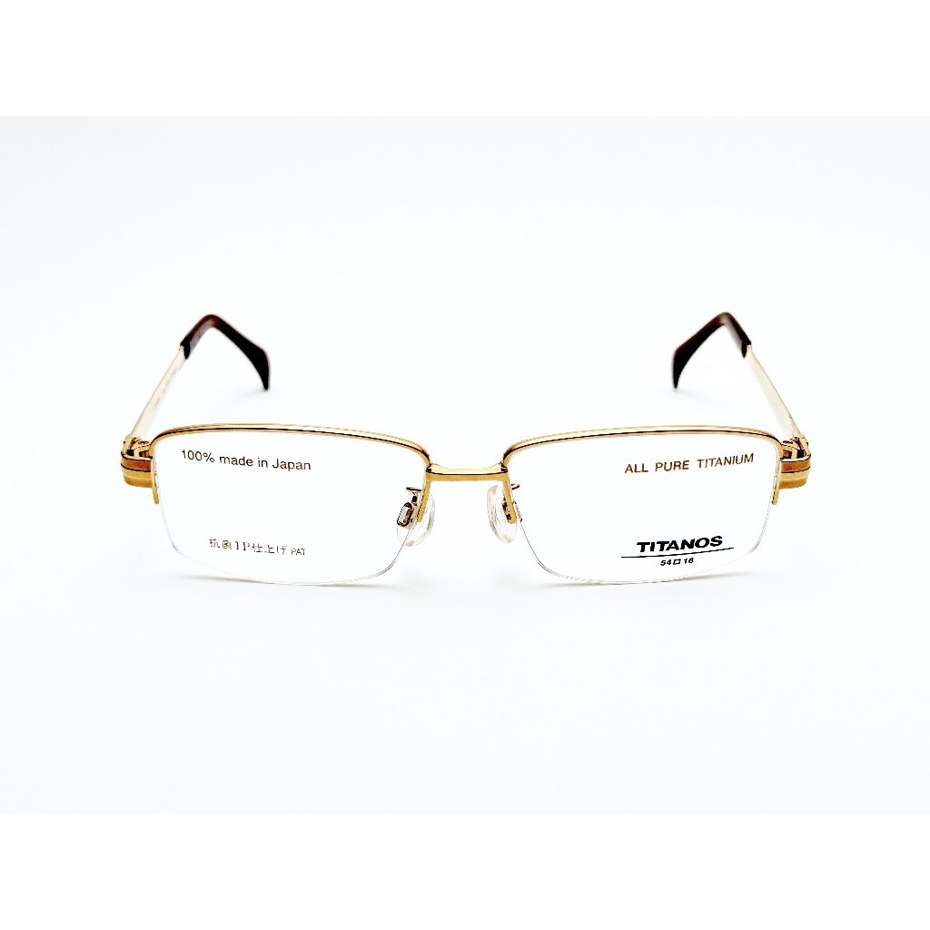 【全新特價】TITANOS 帝王鈦 日本製光學眼鏡鏡框 T1318 CGP 高級100%帝王純鈦 Titanium