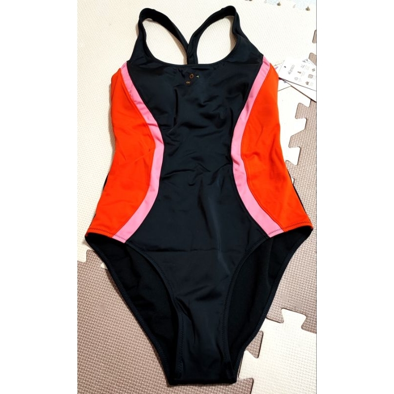 💮現貨特價💮 Roxy 黑橘運動連身泳衣 S/M 專櫃正品