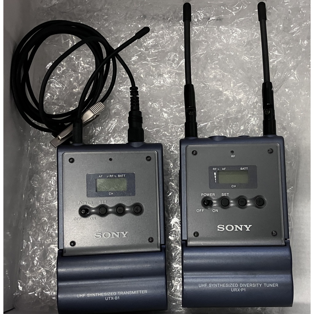 SONY UTX-B1 URX-P1 無線麥克風發射器和接收器 無線麥克風系統