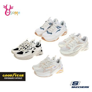 Skechers運動鞋 女鞋 D'LITES HYPER BURST老爹鞋 厚底增高 固特異 休閒慢跑鞋 Y8251奧森