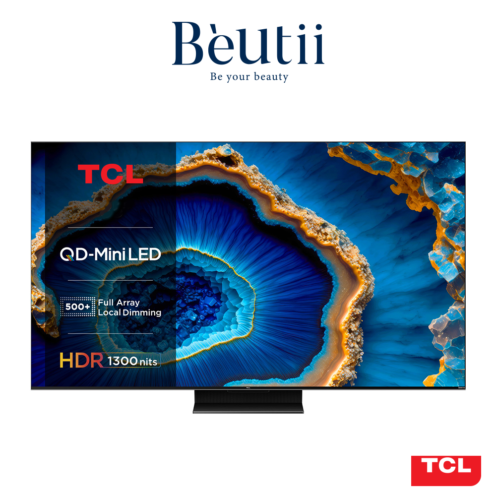 TCL 55-85吋 C755系列 MINI LED QLED量子智能連網液晶顯示器 原廠保固 beutii