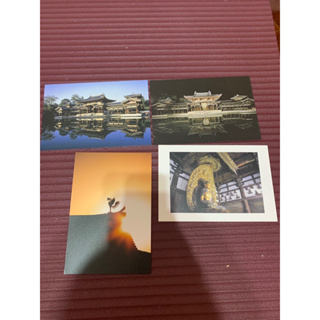 全新 私訊優惠 9入 平等院 日本帶回 霧面 旅遊 明信片 紀念品