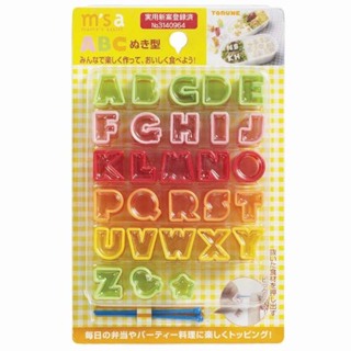 日本 TORUNE ABC英文字壓模/起司壓模/蛋皮壓模/蔬菜壓模/餅乾模型-日本正版商品