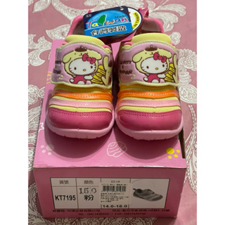 三麗鷗授權Hello Kitty 女童鞋 粉色 15號 台灣製