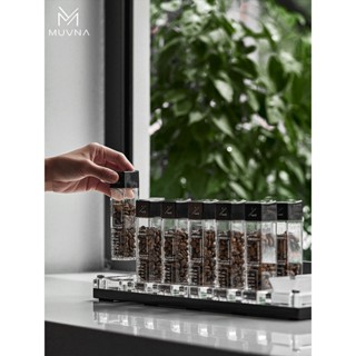 MUVNA 1/3Angel 咖啡豆 儲存 密封 展示管 PC食品級 展示架 聞香管