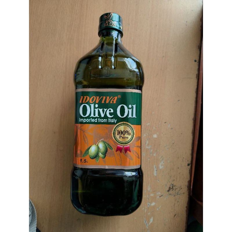 ［出清優惠］Idoviva 王牌義多利100%純橄欖油1.5公升
