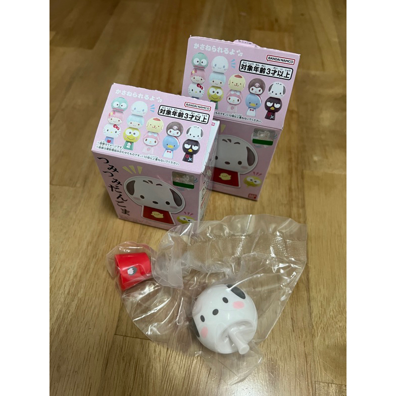 Sanrio 團丸子三麗鷗人物大集合/盒玩 /盲盒 /食玩/轉轉糰子/疊疊樂/串丸子/陀螺/不倒翁/公仔/擺飾(帕恰狗)