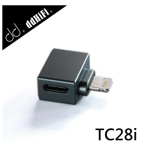 【FiiO台灣代理】ddHiFi TC28i Type-C(母)轉 Lightning(公)OTG轉接頭