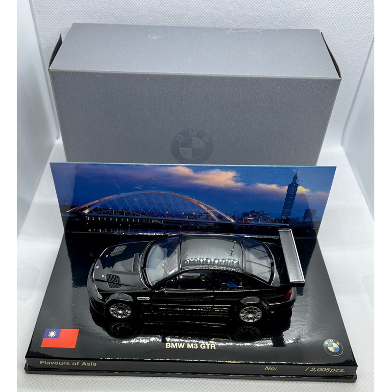 BMW M3 GTR “Flavours of Asia - Taiwan” 限量 1/43金屬模型車