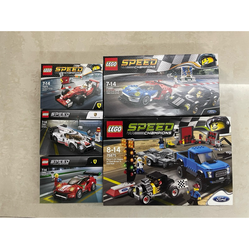 LEGO SPEED CHAMPIONS 樂高 全新未拆 75879 75887 75886 75881