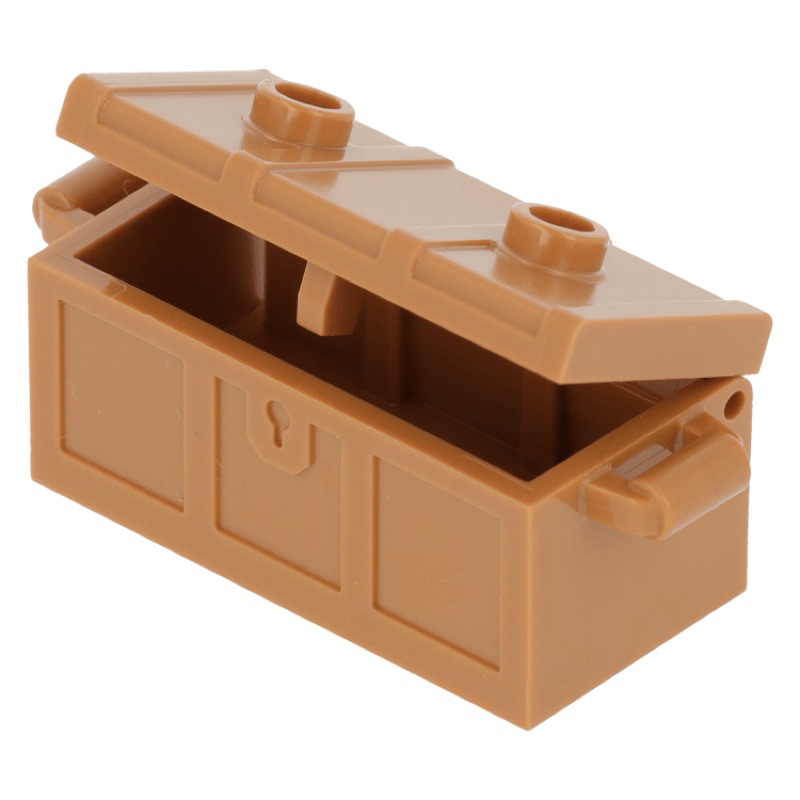 LEGO 樂高 76412 中膚色 平蓋 藏寶箱 全新品, 寶藏箱 箱子 寶藏盒 木箱 寶箱 麥塊 哈利波特