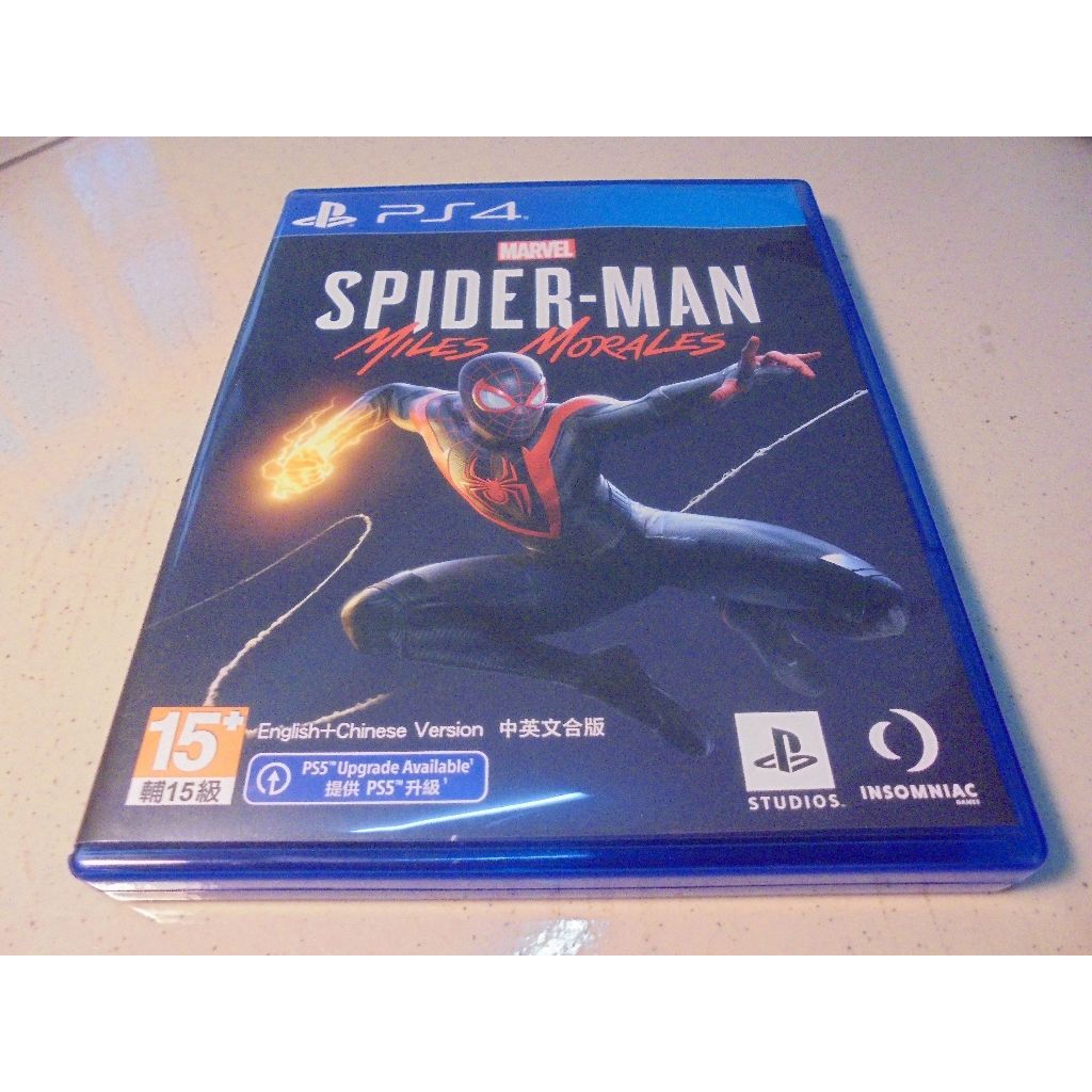 PS4 漫威蜘蛛人-邁爾斯摩拉斯 Miles Morales 中文版 直購價1300元 桃園《蝦米小鋪》