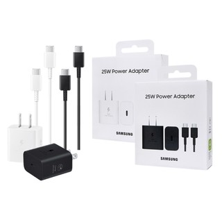 Samsung 三星 原廠新款 25W 超級快充+雙Type C線組 - 支援S26 S25系列【T2510 / 盒裝】