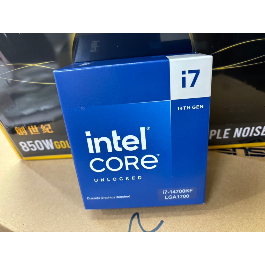 【現貨免運】Intel英特爾 i7-14700KF【20核28緒】14代/1700腳位/無內顯/無風扇/CPU處理器/