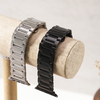 Apple watch-通用錶帶/經典三排亮面316L不鏽鋼錶帶/蘋果錶帶