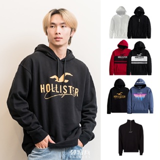 郵寄兵．現貨 HOLLISTER 海鷗 男版 設計款 帽T 長袖 連帽 穿搭 美國