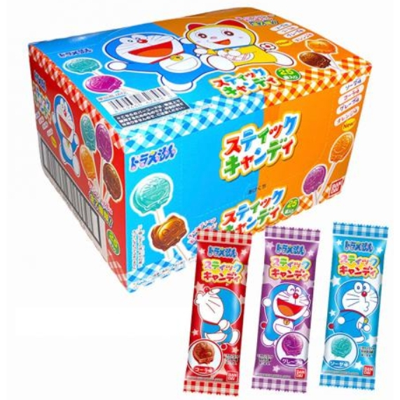 【星雨日貨】電子發票 BANDAI 哆啦a夢棒棒糖 水果棒棒糖 單支裝 現貨