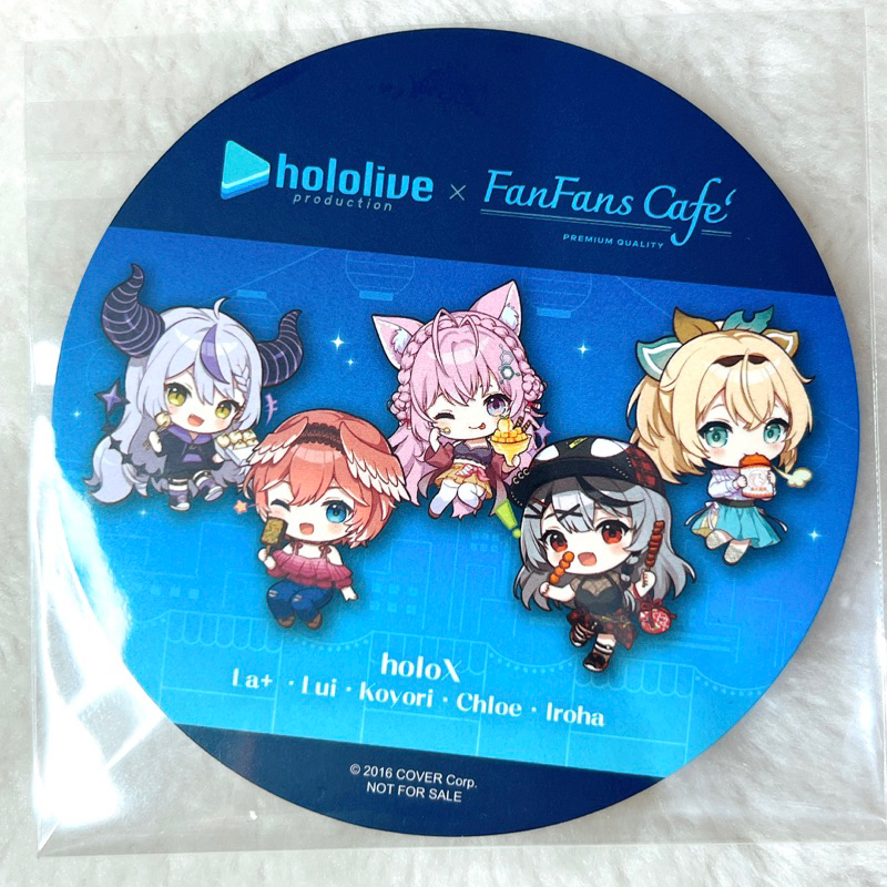 Hololive FanFans Cafe 三期生 holoX 合作咖啡廳 杯墊 台北場限定杯墊 holoX