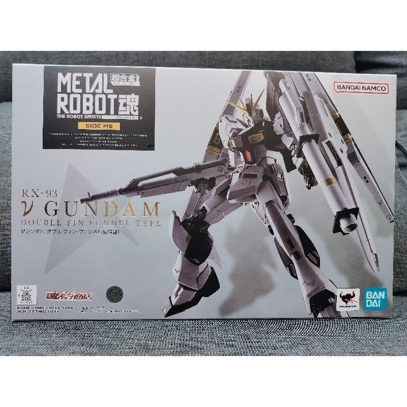 [愛力克X]METAL ROBOT魂 NU鋼彈 牛鋼彈 雙翼牛 雙翼狀感應砲裝備型 (日版二手美品)