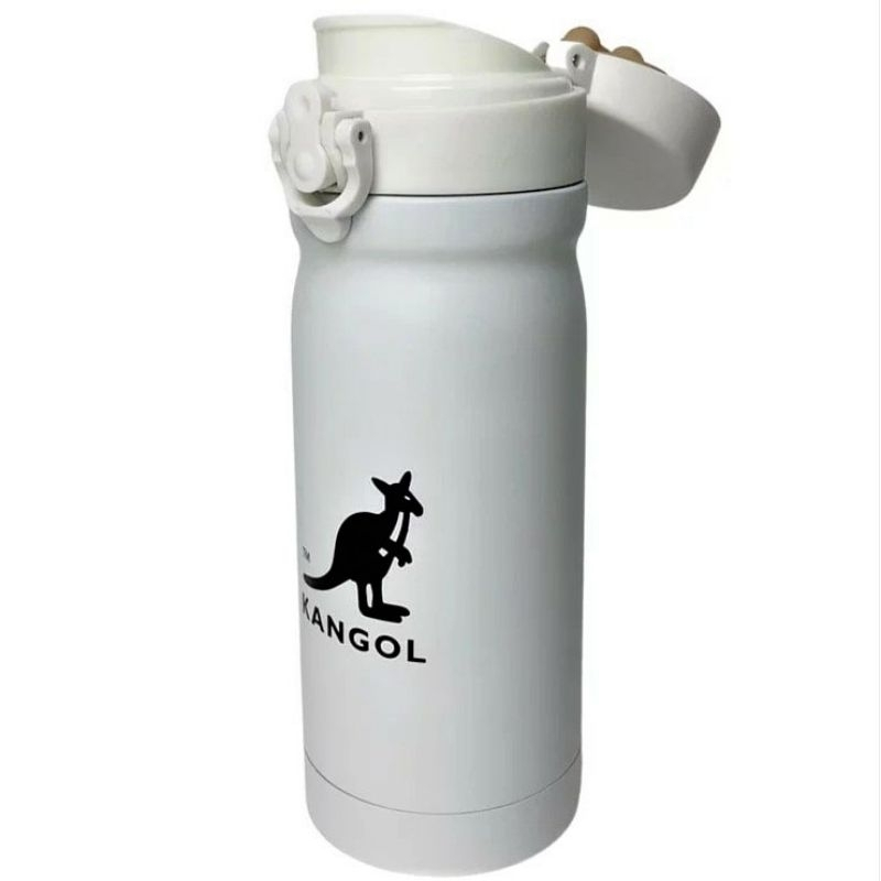 [自售] KANGOL 袋鼠 彈蓋保溫瓶 保溫 保冷瓶 350ML 不鏽鋼 冷熱皆可 霧面質感 保溫杯 水壺