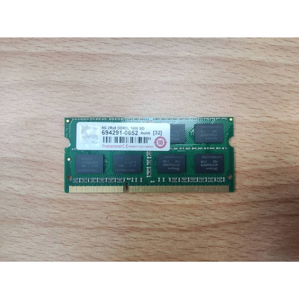 良品 創見 Transcend 筆電 SO-DIM DDR3L 1600 8G 8GB 筆記型電腦 NB 記憶體 RAM