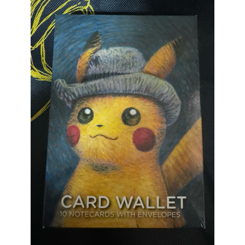 （已被預訂）梵谷皮卡丘  梵高寶可夢 卡片冊 正品 Pokemon X Van Gogh 現貨 邊角微損