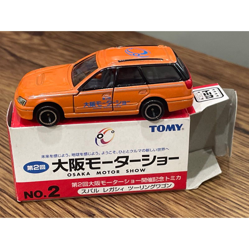TOMICA 多美 第2回 大阪車展 開催紀念 NO.2 速霸陸 LEGACY 休旅車 舊藍標
