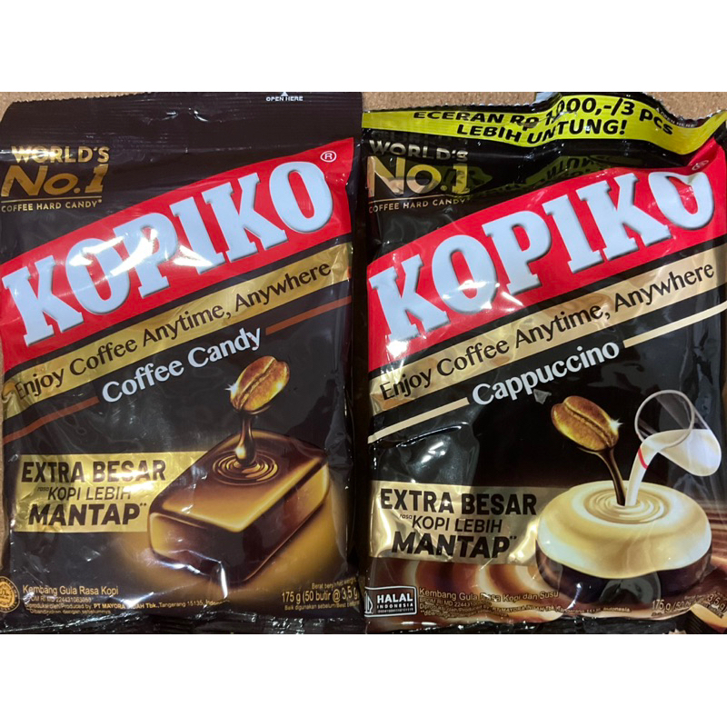 東南亞零食 印尼 KOPIKO 可比可 咖啡糖 咖啡牛奶風味糖