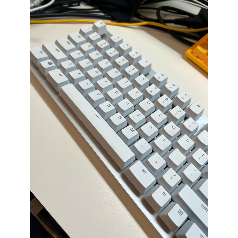 Razer雷蛇 Pro Type 有線/2.4G/藍芽/三模/白色背光/橘軸/英文/鍵盤/三模鍵盤
