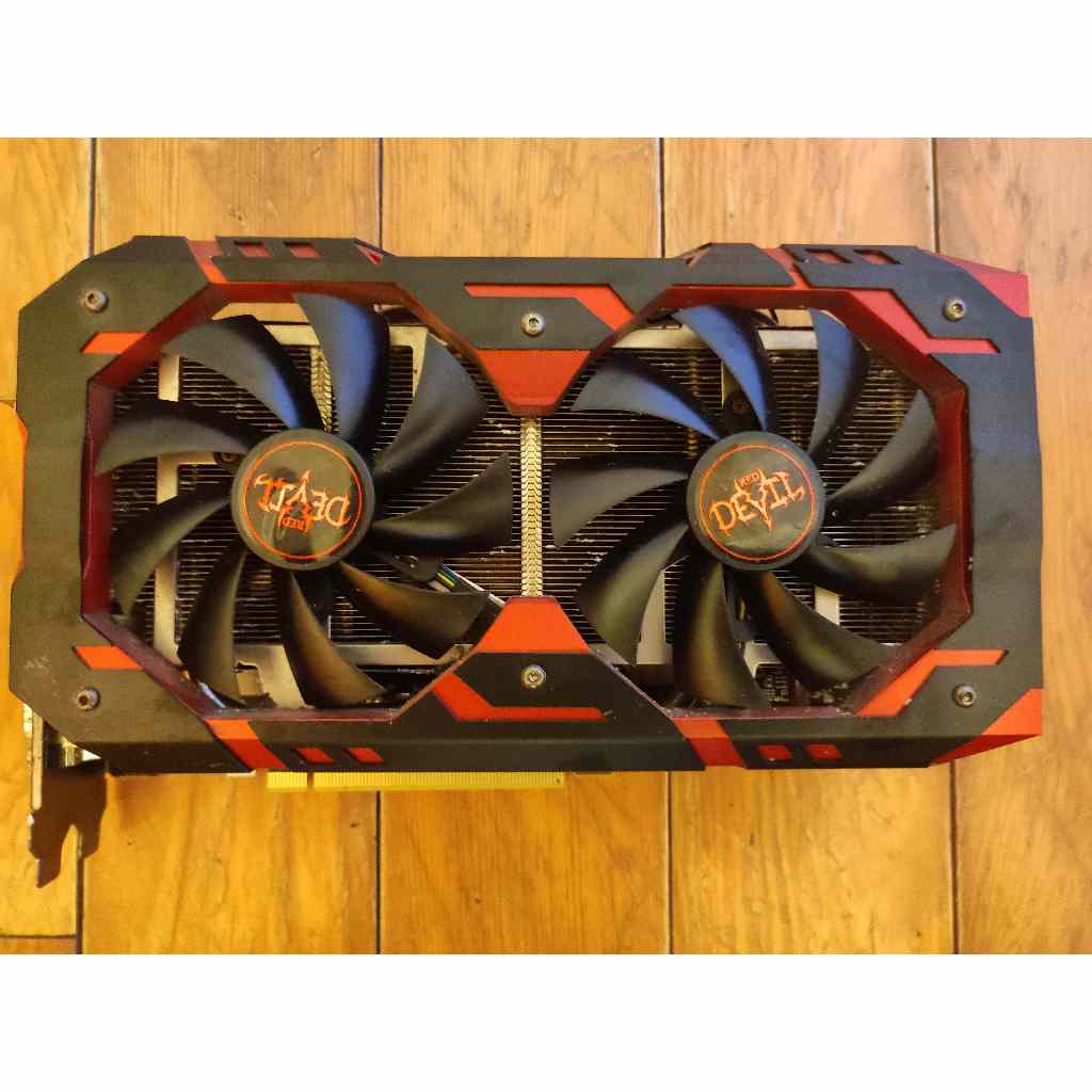 PowerColor撼訊 Red Devil 紅魔 Radeon™ RX 590 8GB (故障顯示卡)