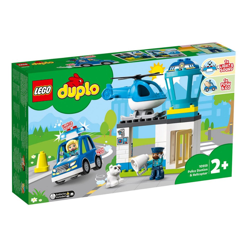 好市多 COSTCO LEGO 得寶系列 警察局與直升機 10959