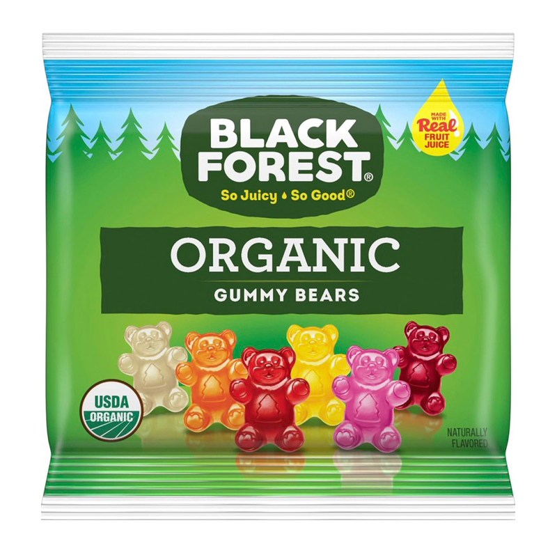 單包販售🎁美國🇺🇸Black Forest 有機小熊軟糖 純果汁製作 無香料及色素 綜合水果口味 每小包22克