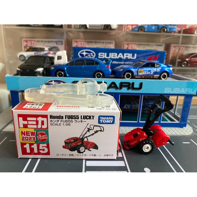 TOMICA NO.115-8 HONDA FU665 LUCKY 除草機 新車貼