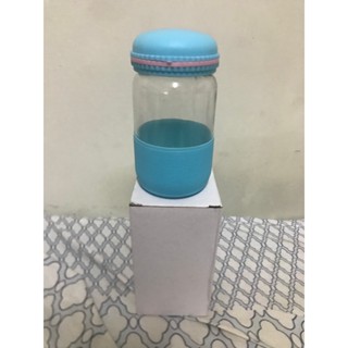 [臺灣現貨] 馬卡龍 水杯 玻璃杯 隨行杯 水壺 水瓶 玻璃瓶 高硼矽 旅行瓶 環保杯 便攜杯 輕巧 透明玻璃杯