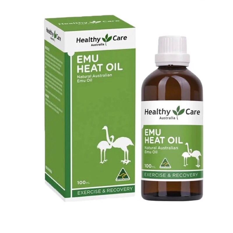 {{二姨三姨的店}}澳洲 鴯鶓油Healthy Care Emu heat oil 100ml/瓶 易吸收不油膩清涼熱感