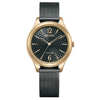 １２期分期【高雄時光鐘錶公司】CITIZEN 星辰 EM0509-87E 法式菱格 米蘭帶腕錶 光動能 女錶