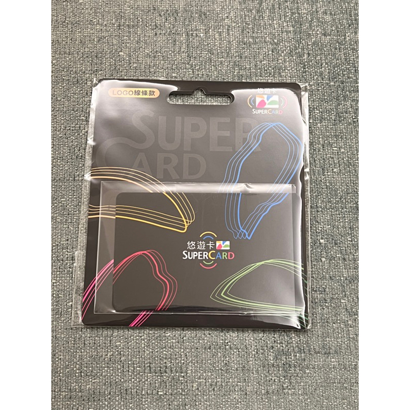 現貨 24小時出貨 SUPERCARD悠遊卡 logo線條款超級悠遊卡黑卡 SuperCard
