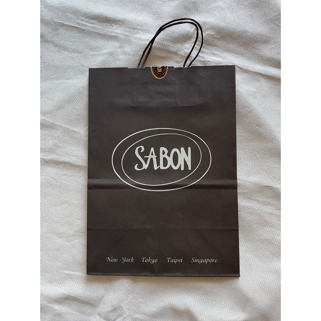 SABON紙袋 專櫃提袋 品牌紙袋