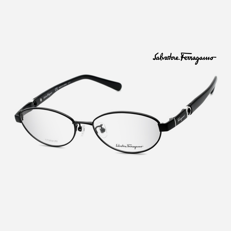 Ferragamo SF2532A 義大利菲拉格慕眼鏡｜小臉復古圓框黑色眼鏡架 女生品牌眼鏡框【幸子眼鏡】