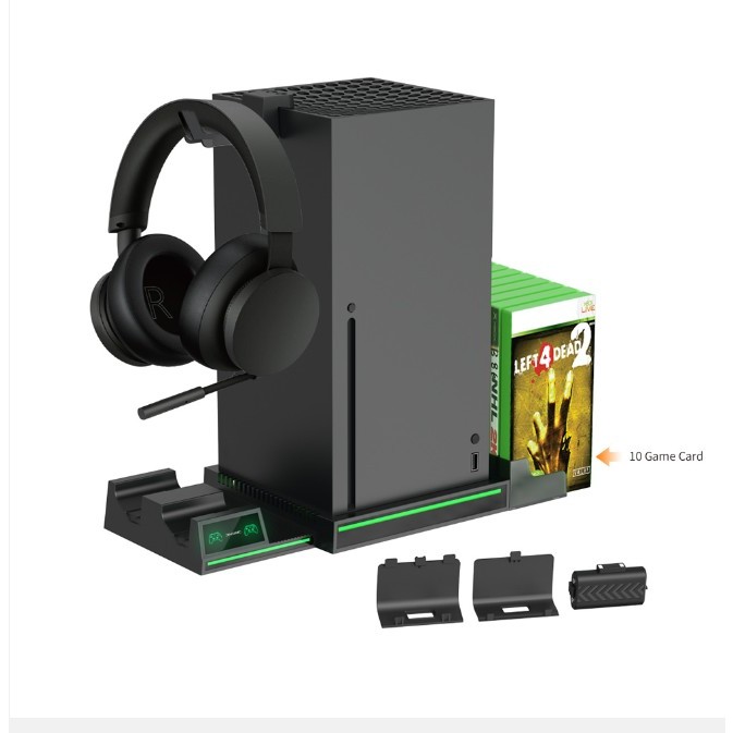 現貨Xbox Series X 主機專用 多功能充電底座 DOBE TYX-1622 含充電電池2顆