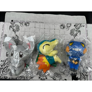 正版 寶可夢 坐坐人偶 娃娃 泡沫栗鼠 火球鼠 不良蛙 景品 4吋 pokemon Takara tomy